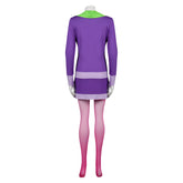 Movie Scooby Doo Daphne Blake Scoob Purple Dress Outfits Cosplay Costume Suit